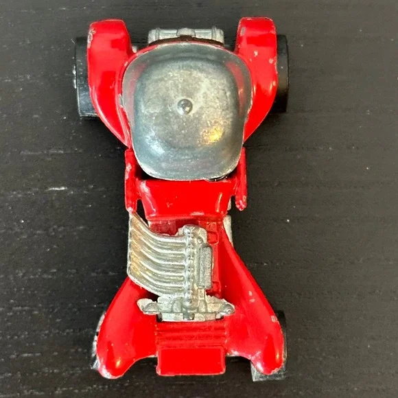 Vintage Hot Wheels Red Baron 1969 Mattel Diecast Car Redline Silver - Picture 3 of 6